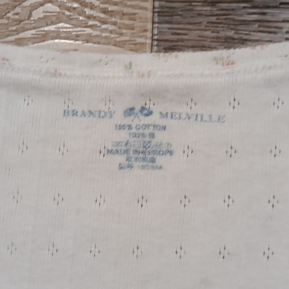 Brandy Melville Zelly Floral Eyelet Top - one size - Picture 4 of 4